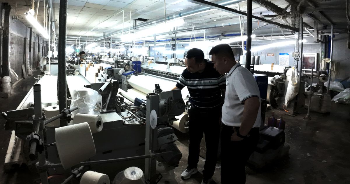 Máy nén khí Tecbell nâng cao hiệu quả sản xuất cho ngành dệt may 4 May Nen Khi Tecbell (3)