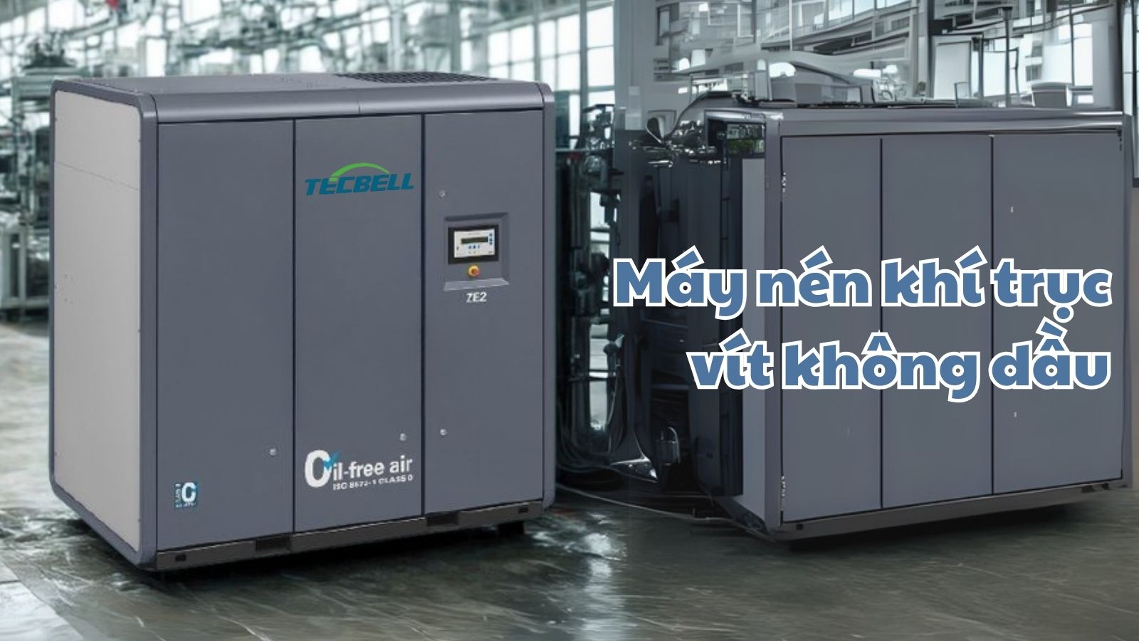 Máy nén khí trục vít không dầu