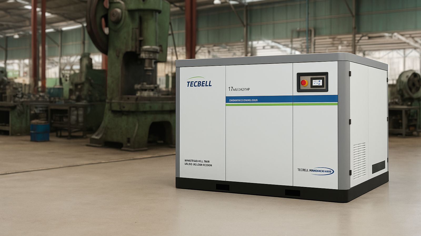 Máy nén khí trục vít Tecbell
