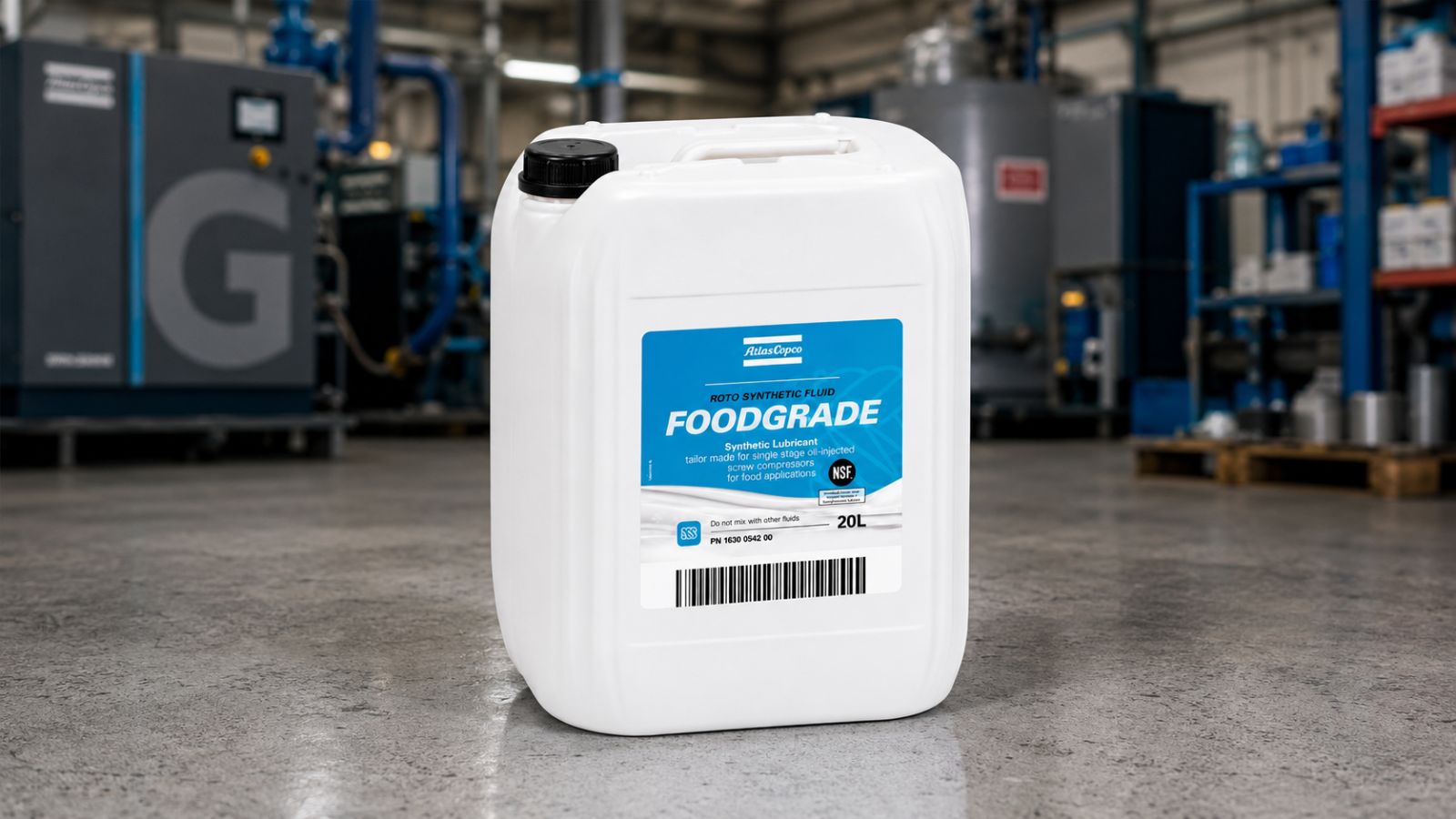 Dầu máy nén khí Atlas Copco Roto Synthetic Food Grade Oil 1 "Dầu