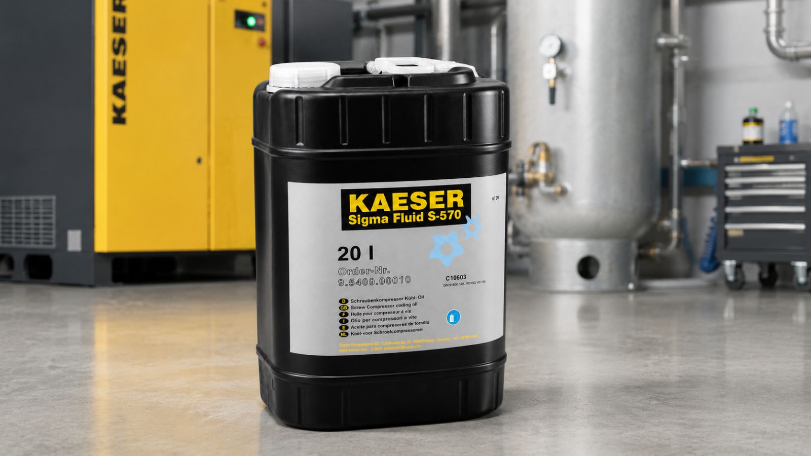 Dầu máy nén khí Kaeser Sigma Fluid S-570 1 "Dầu