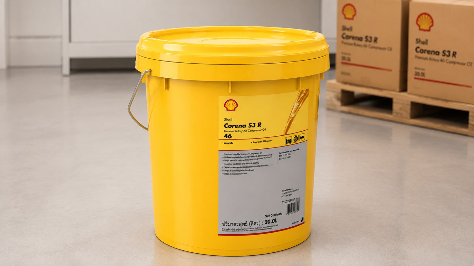 Dầu máy nén khí Shell Corena S3 R46 1 "Dầu
